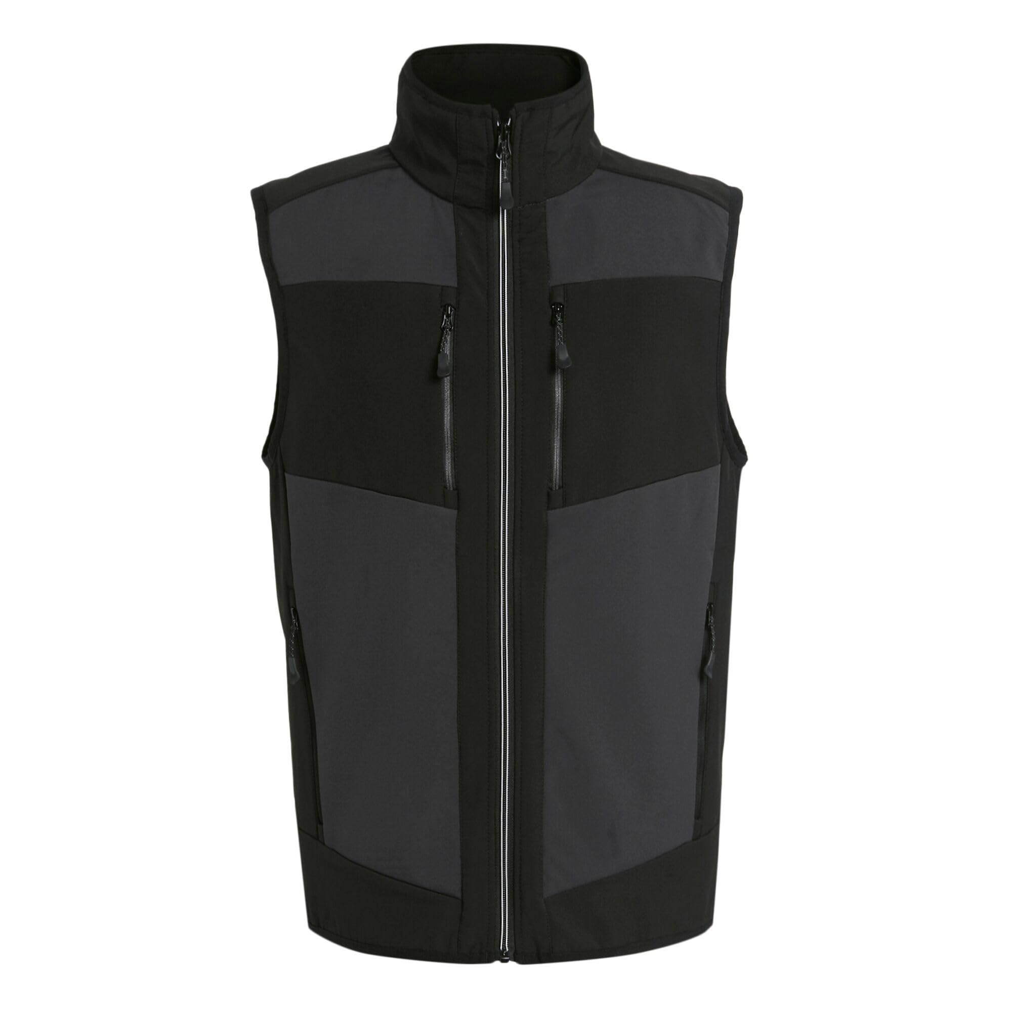 Regatta Mens E-volve 2 Layer Softshell Insulated Bodywarmer, Grey/Black, XXL UK