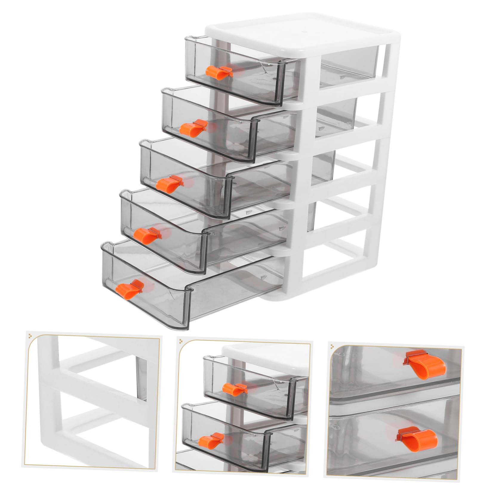 Caja De Almacenamiento De Escritorio Organizador Con Cajones De Caja De Almacenamiento De Papelería Para Oficina Cajonera De Escritorio Para Maquillaje