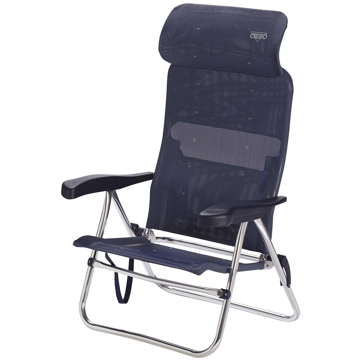 Crespo - Fauteuil de Plage - AL/205 - Compact - Bleu foncé