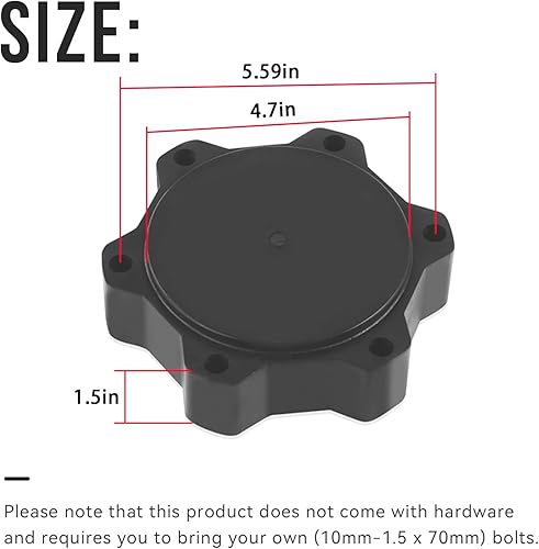 Miniatura 5 de Espaciador de eje CV de 1.5 pulgadas (sin hardware) se adapta a Chevrolet GMC 2500HD 3500HD 4WD 02328 1.5 pulgadas CV eje espaciador de 4.5 a 7