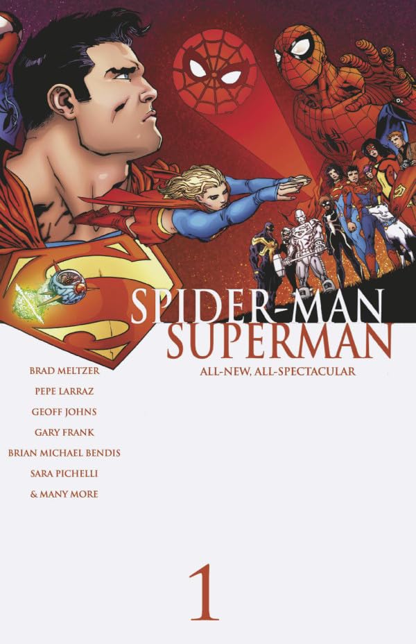 Marvel/DC: Spider-Man/Superman #1W VF/NM ; Marvel comic book | 1:25 Variant Camuncoli Civil War 1 Tribute