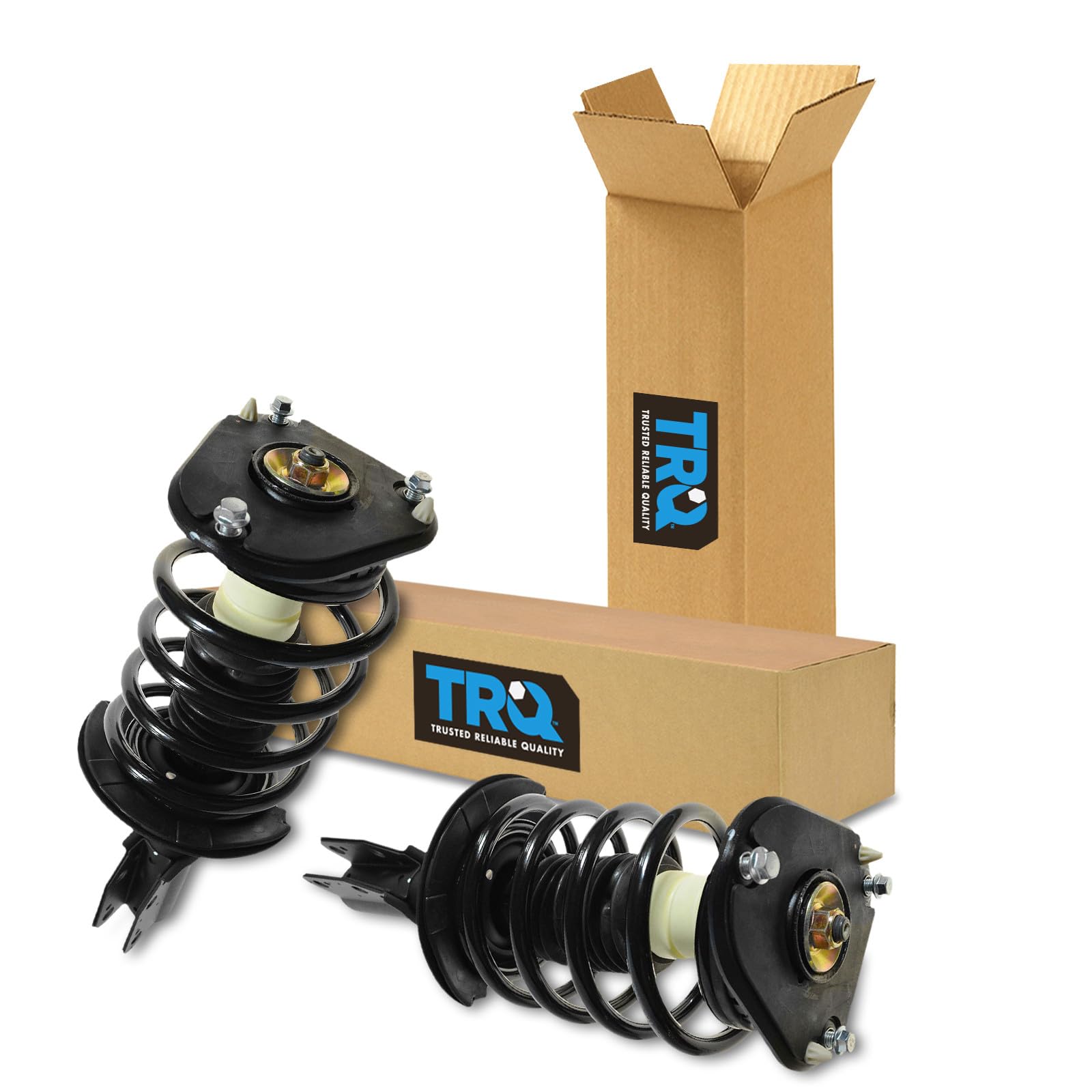 TRQ Front Strut and Spring Assembly Set 2 Piece