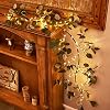 Birchlitland Decorative Garland Lights 6FT 96 LED Fairy Lights Lighted Eucalyptus Twig Garlands with Timer Battery Operated for Bedroom Stairs Party and Holiday Decor Indoor Outdoor