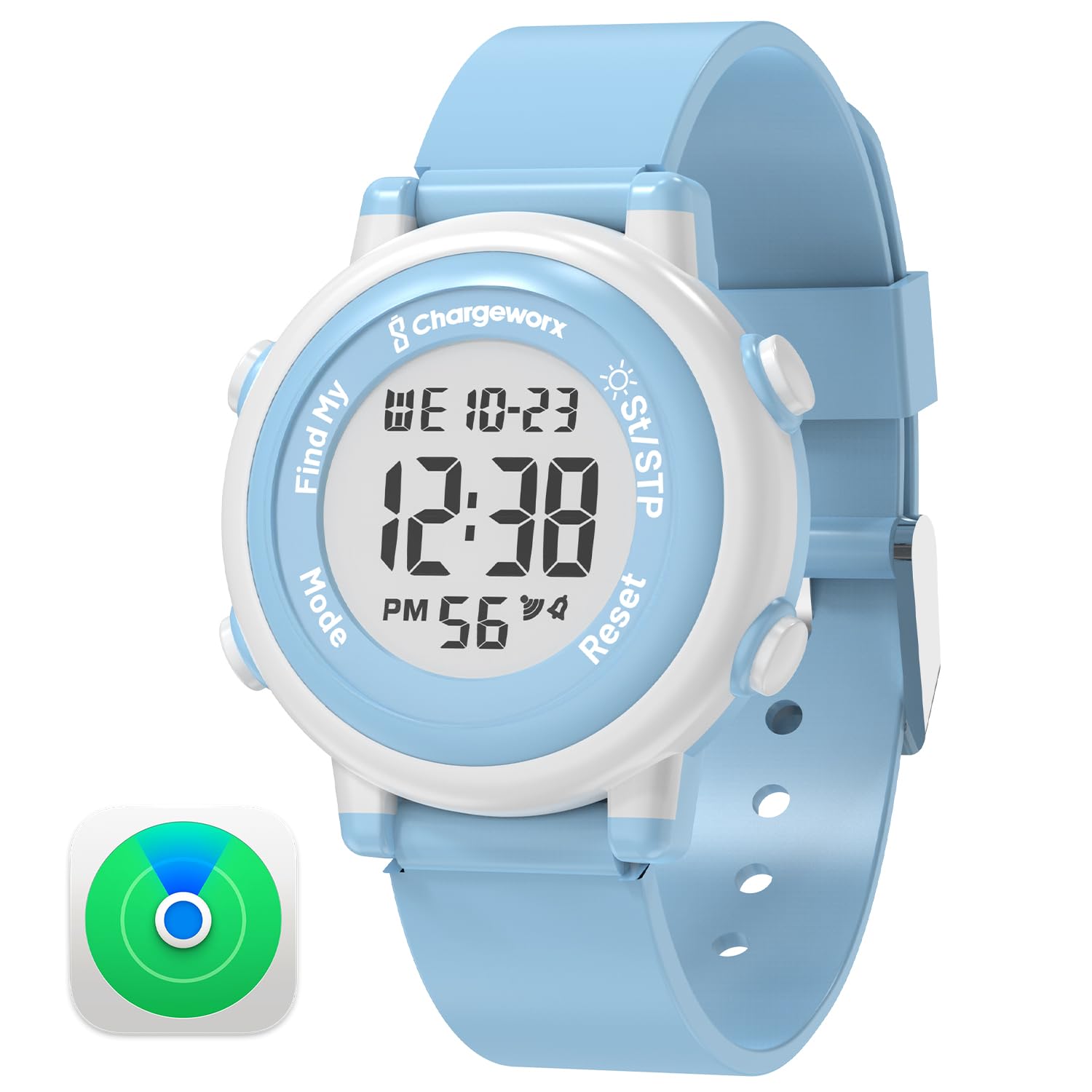 Digital Watch for Kids w/Apple Find My Tracker for Boys & Girls Ages 4-12