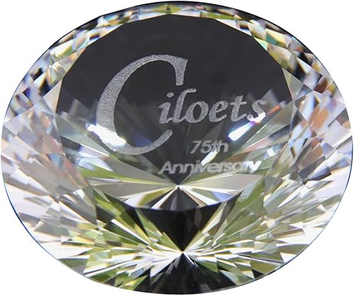 Miniatura 7 de pisapapeles de diamante de 4' (transparente) GRABADO LIBRE, DECORACIÓN DE DIAMANTE, Gema de cristal, forma de diamante de cristal, piedra de cristal,