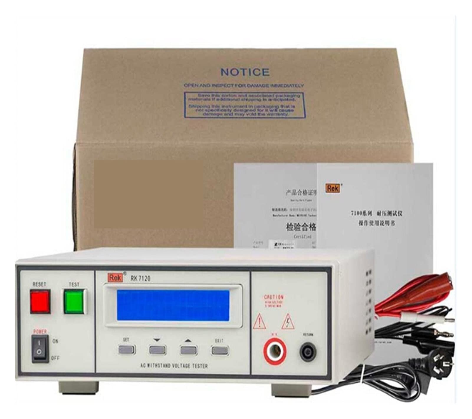 Testeur de tension numérique bureau précision AC 0-5KV DC 0-6KV Programmable résiste RK7120,Haute précision