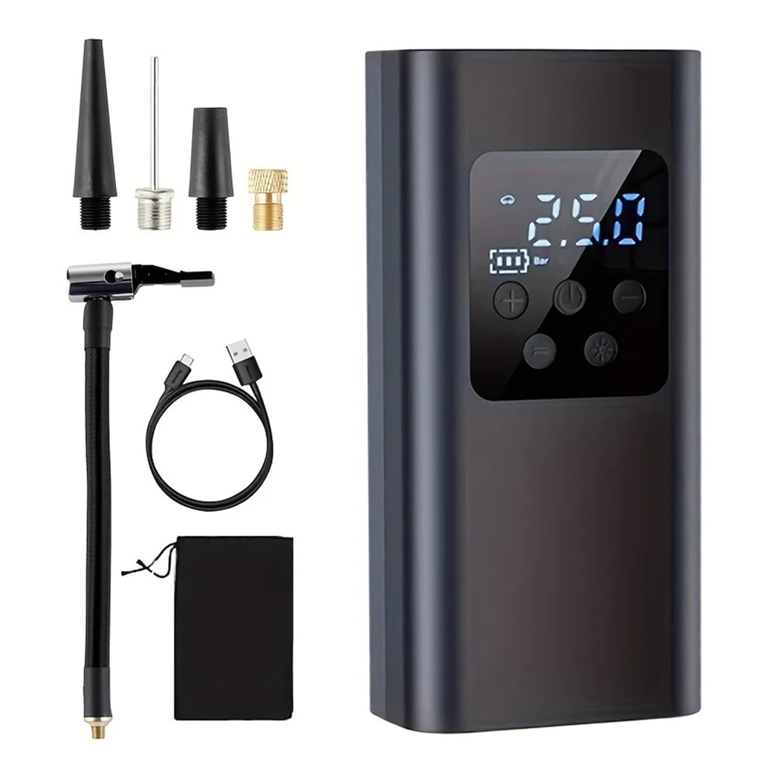 Przenośne kompresory powietrza Bezprzewodowa pompa powietrza 150psi przenośny elektryczny inflator do opon do samochodowej rowerowej sprężarki powietrza motocyklowego Inflator do opon samochodowych