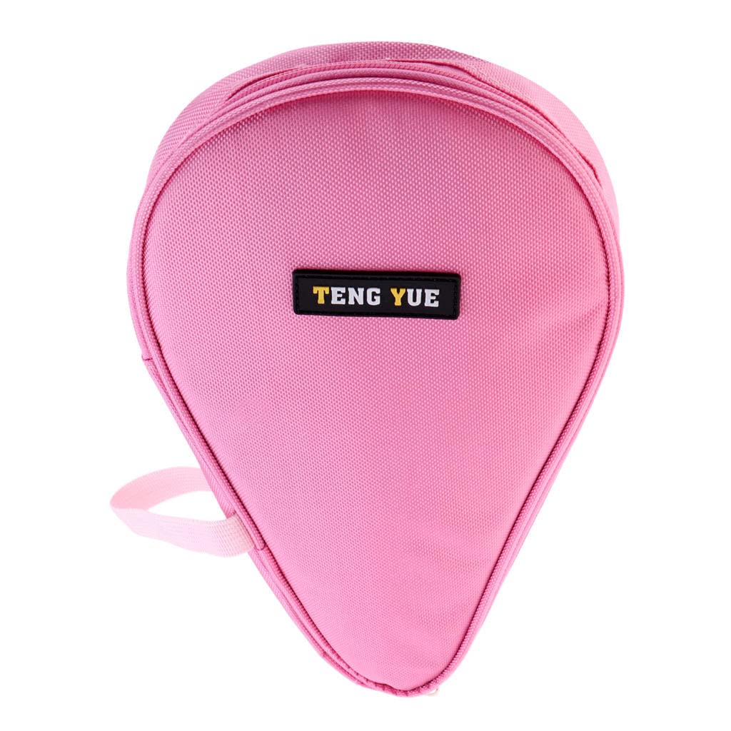 Custodia impermeabile for racchetta da tennis, custodia for mazza da paddle, pong, con cerniera/37(Color:Pink)