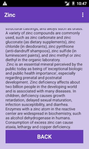 Zinc