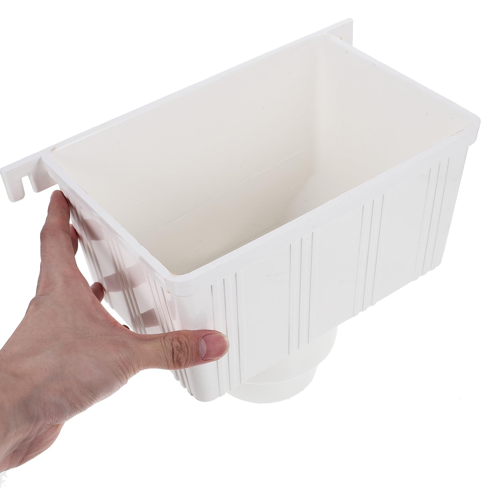 PVC Regenwassersammler Fallrohrumlenker 110mm Langlebiger Kunststoff für Dachentwässerung und Regentonnen Zubehör