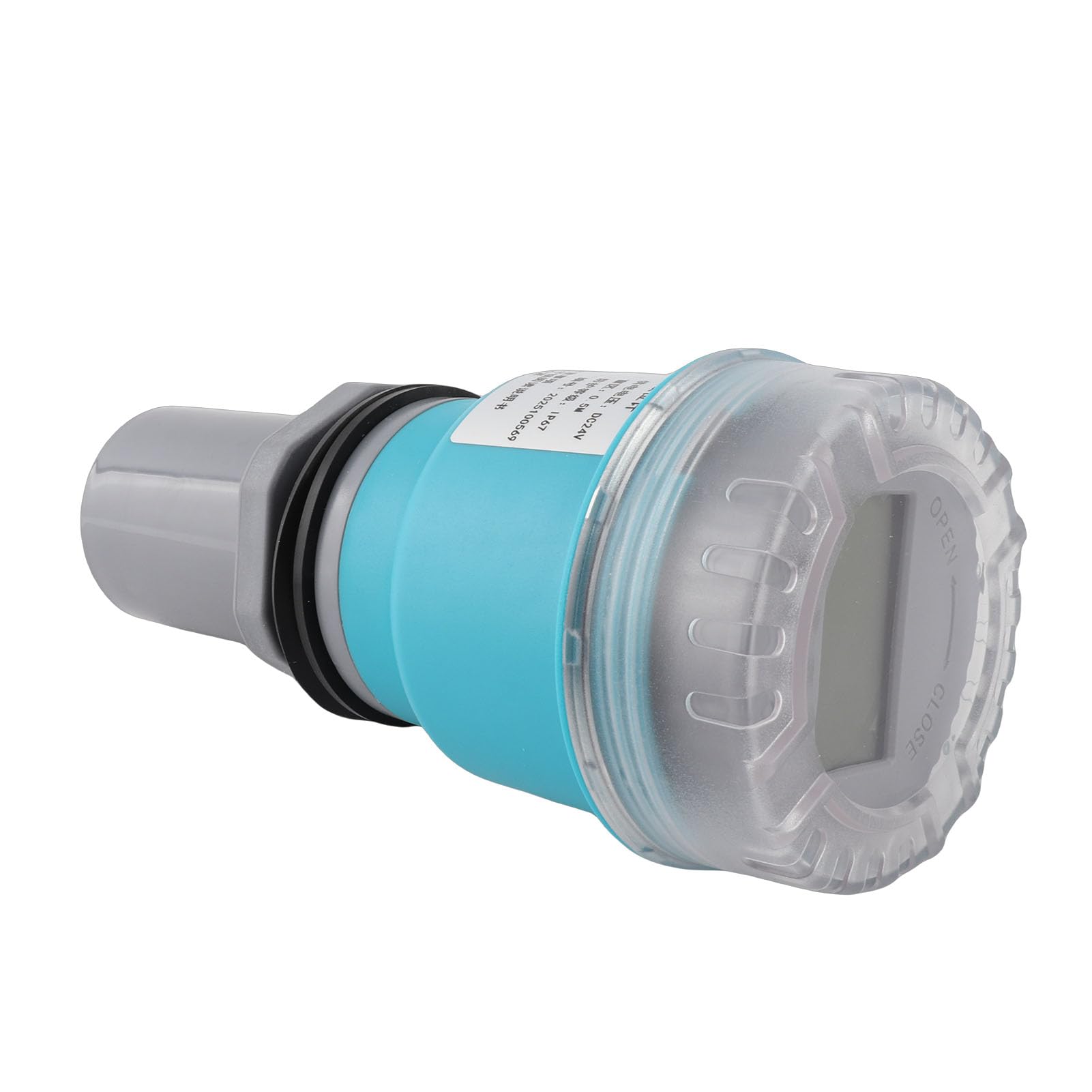 Medidor Digital con Pantalla LED 4 Salida Analógica 20mA DC24V 0 10m para Aguas Residuales y Minería (0~5 metros)