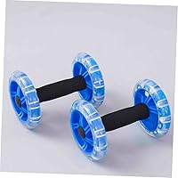 Vista 7 de Equipo de pérdida de peso Rodillo de ejercicio Pesos con mancuernas pequeñas Mancuernas para el hogar Rueda de rodillo de ejercicio Equipo de rueda