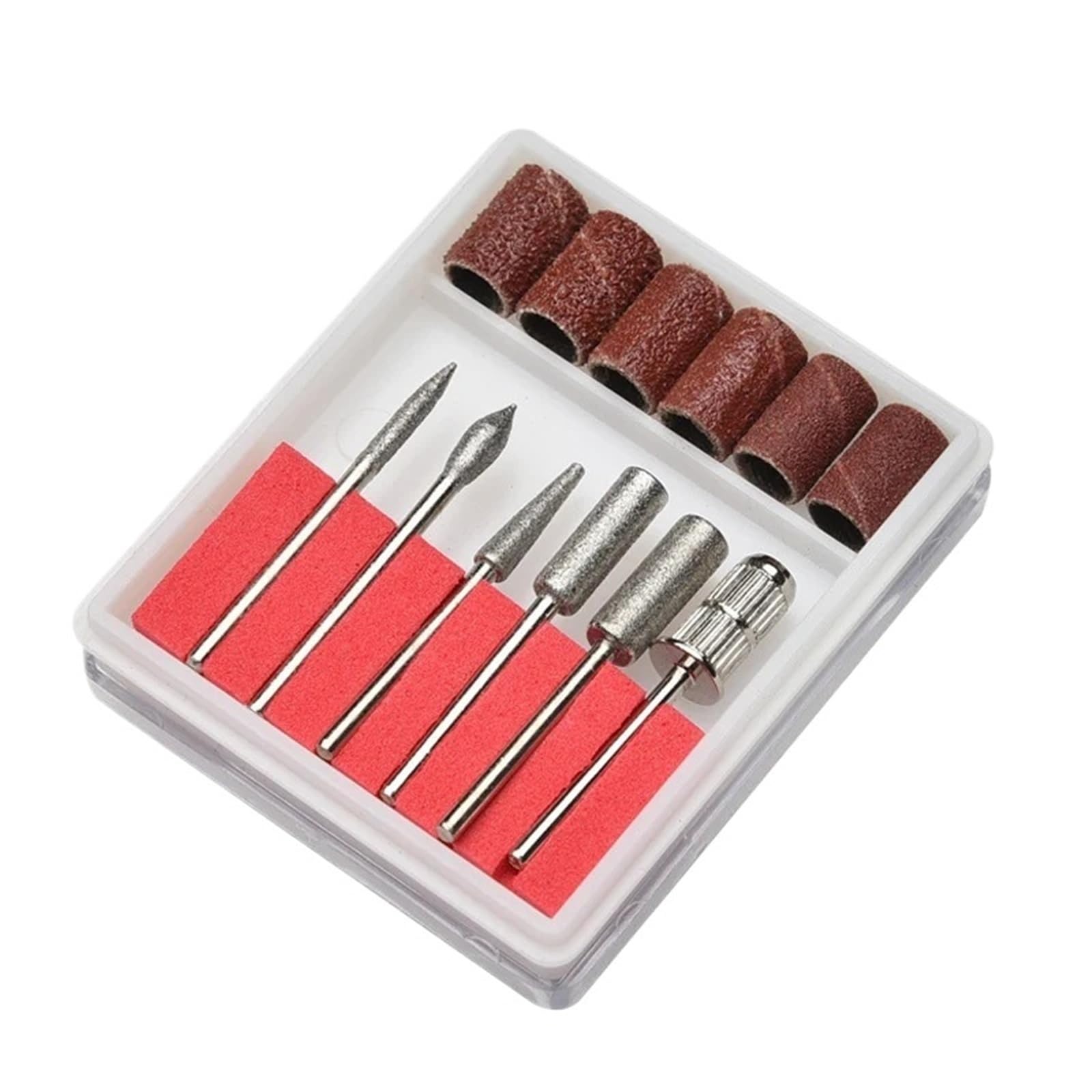Nagelpolierkopf-Set, Schleifbandfeile, elektrische Bohrmaschine, Reparatur, Ersatz(2 sets)