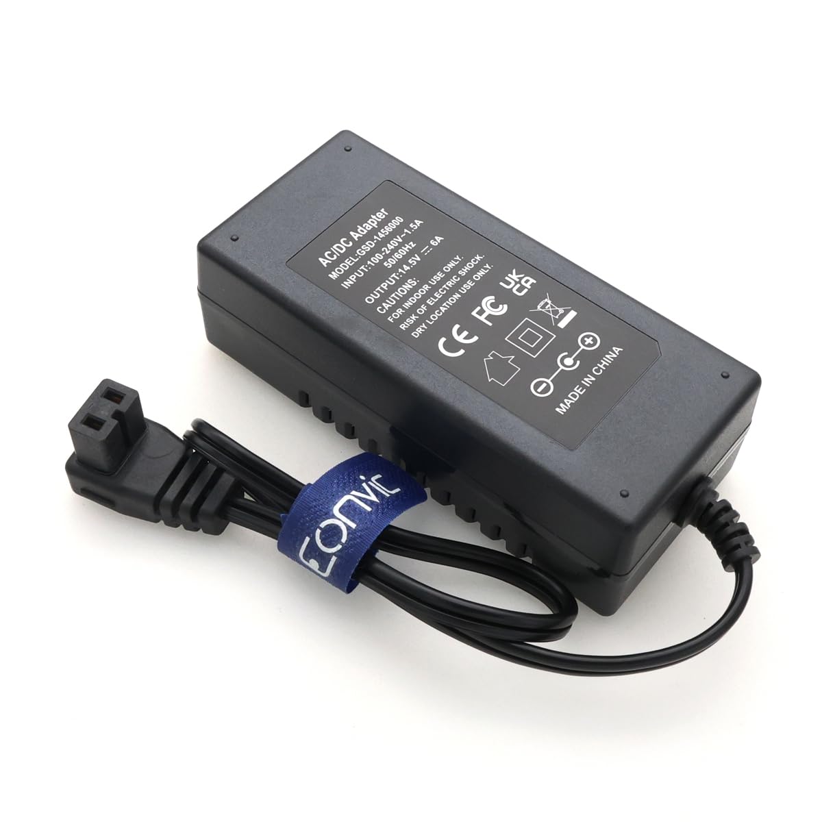 12V/24V Car Fridge Power Supply Cable Cigarette Lighter Plug Car Extension Cable for Cool Box Dometic, Alpicool, Waeco CF, ARB, Setpower, ICECO, Mobicool FR40 (14.5V 6A Adapter)
