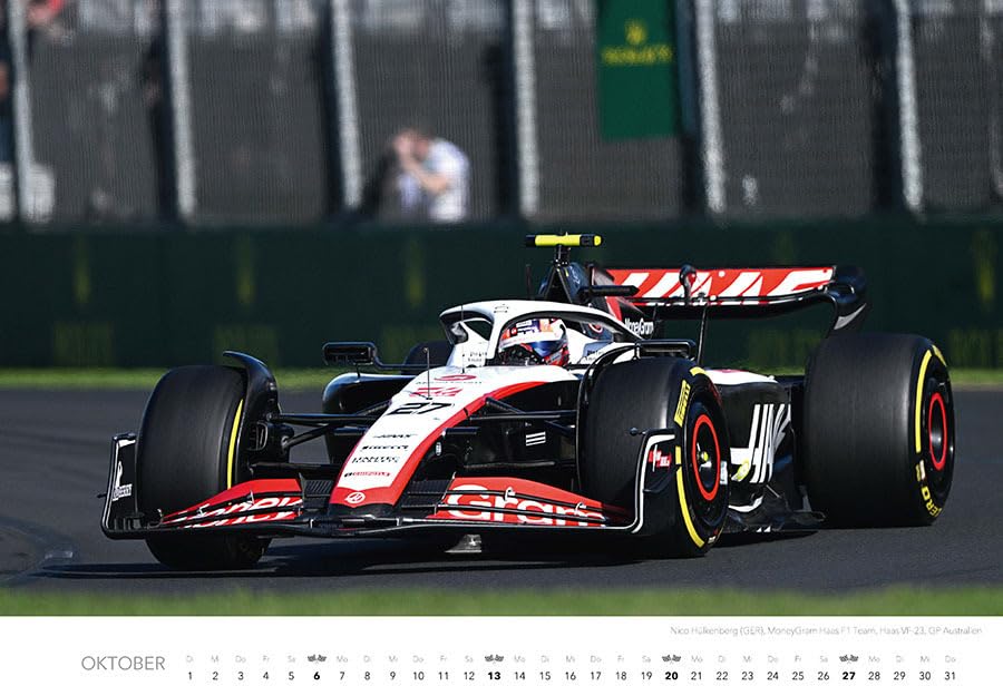 Faszination Formel 1 Kalender 2024: Wandkalender F1 Rennssport FIA Grand Prix Automobilsport, Yellow - Image 2