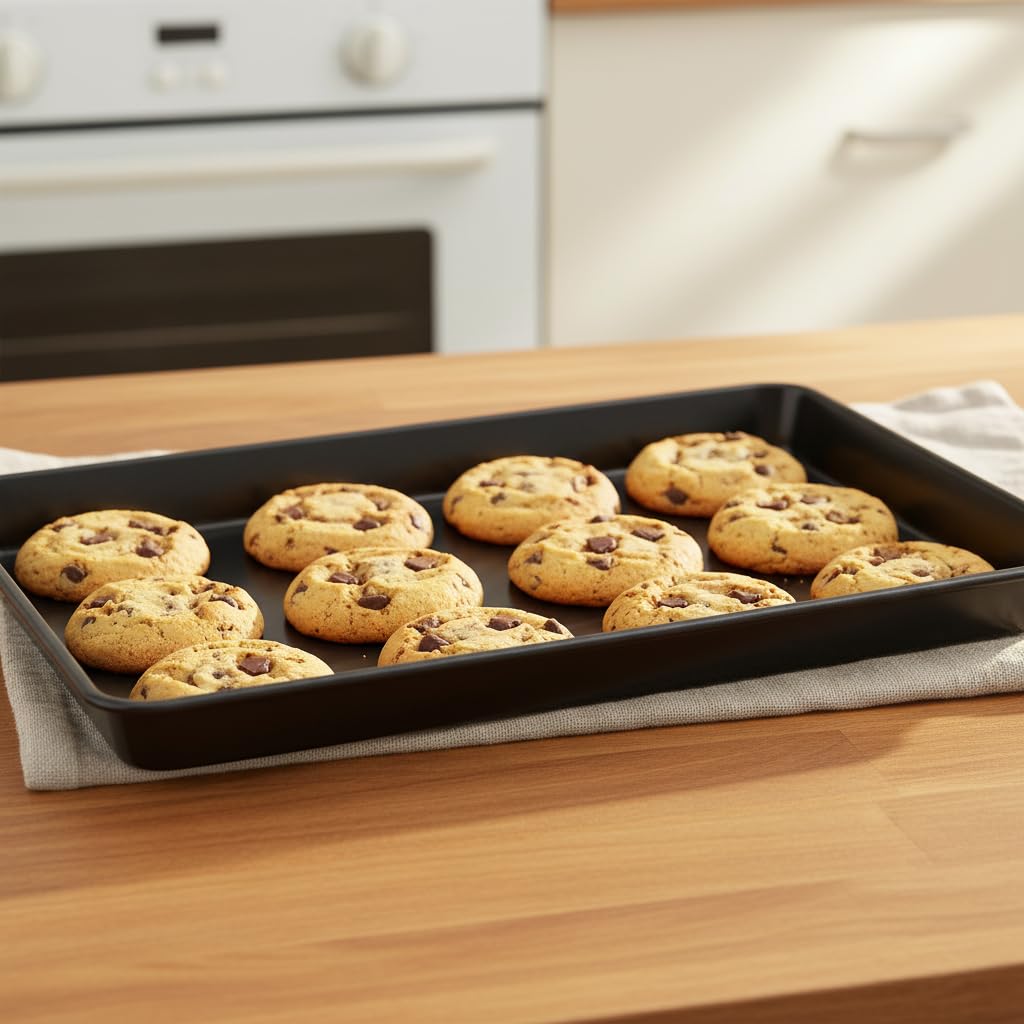 Molde para horno de cocina, antiadherente, color negro | Adecuado para hornear pasteles y pan en la cocina, resistente al calor, fácil de desprender del molde