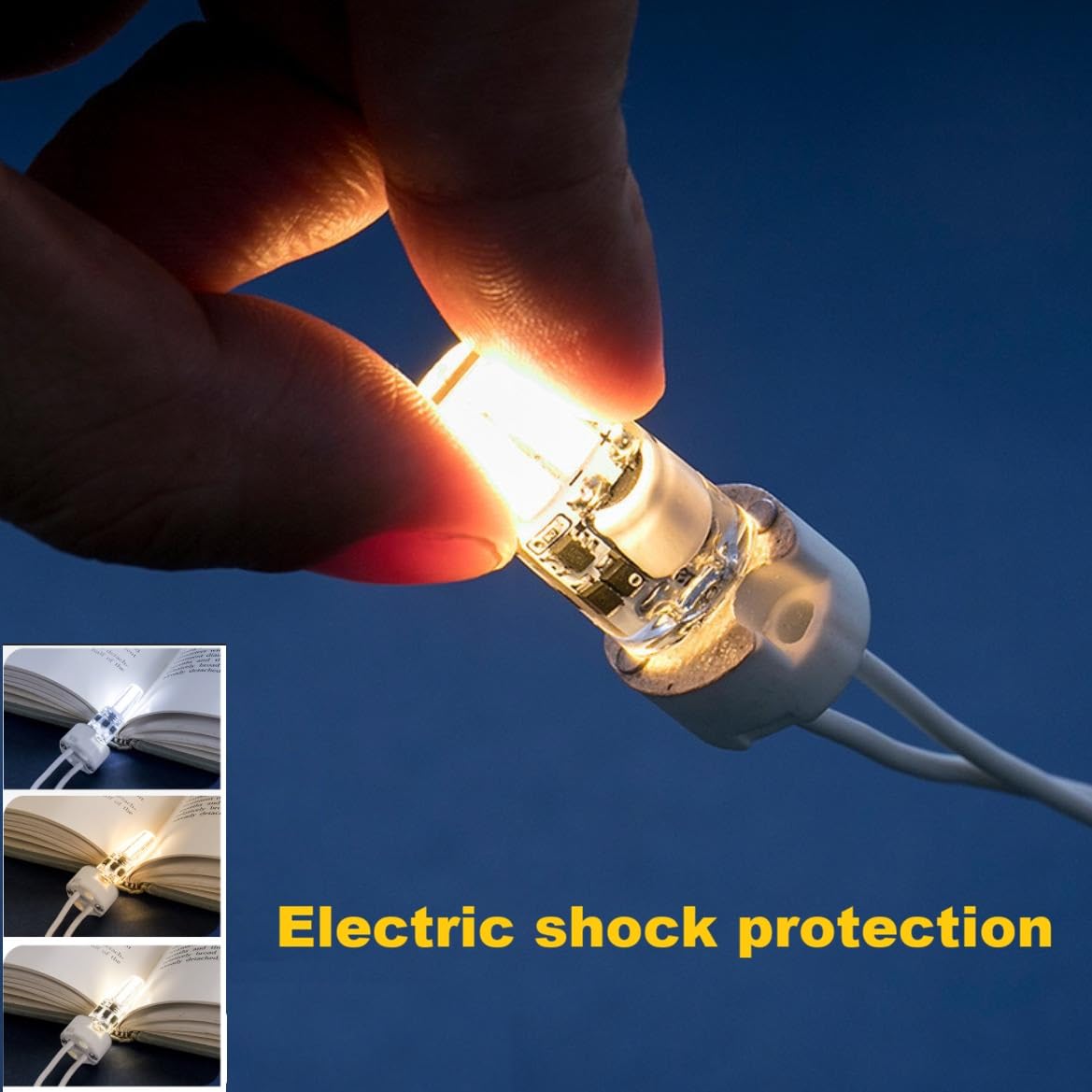 G4 LED Corn Lamp AC/DC12V-24V Mini Sorgente Luminosa Dimable 2835 (3w-10pcs/Bianco caldo 2700K)