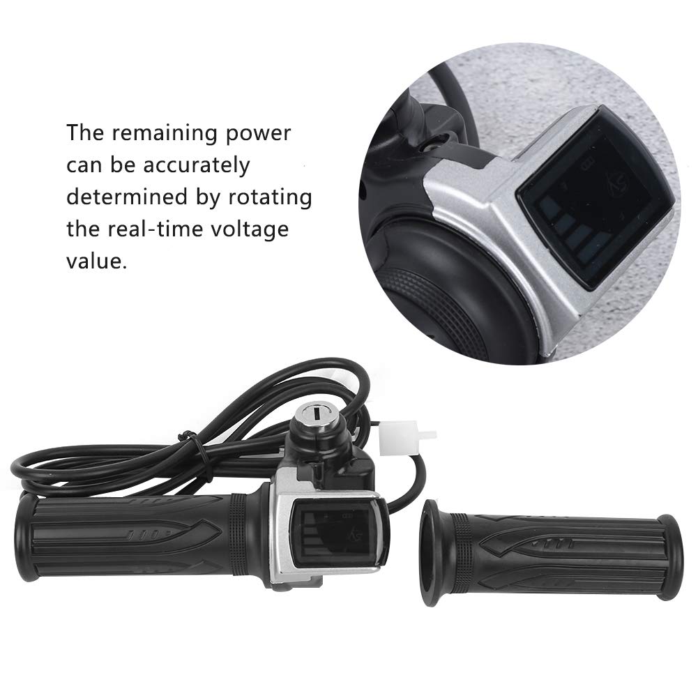 Poignée d'accélérateur multifonction, indicateur de batterie électrique de 36 V, serrure de porte électrique pour vélos électriques, tricycles