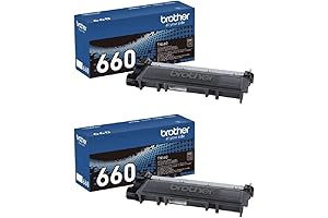 Brother TN660 2-Pack High Yield Black Toner Cartridges