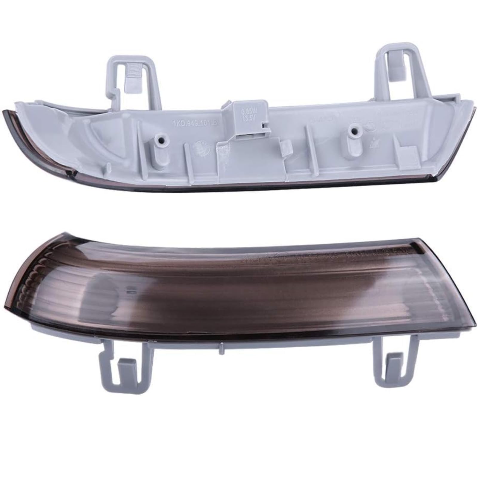 Twowinds Blinker Rückspiegel Kompatibel mit VW Golf 5, Jetta, Passat, Rabbit, Seat Alhambra, Skoda Superb, Rechte Tür, Linke Tür (beide Seiten) 1K0949101, 1K0949102 Spiegelblinker (Set von 2, Getönt)