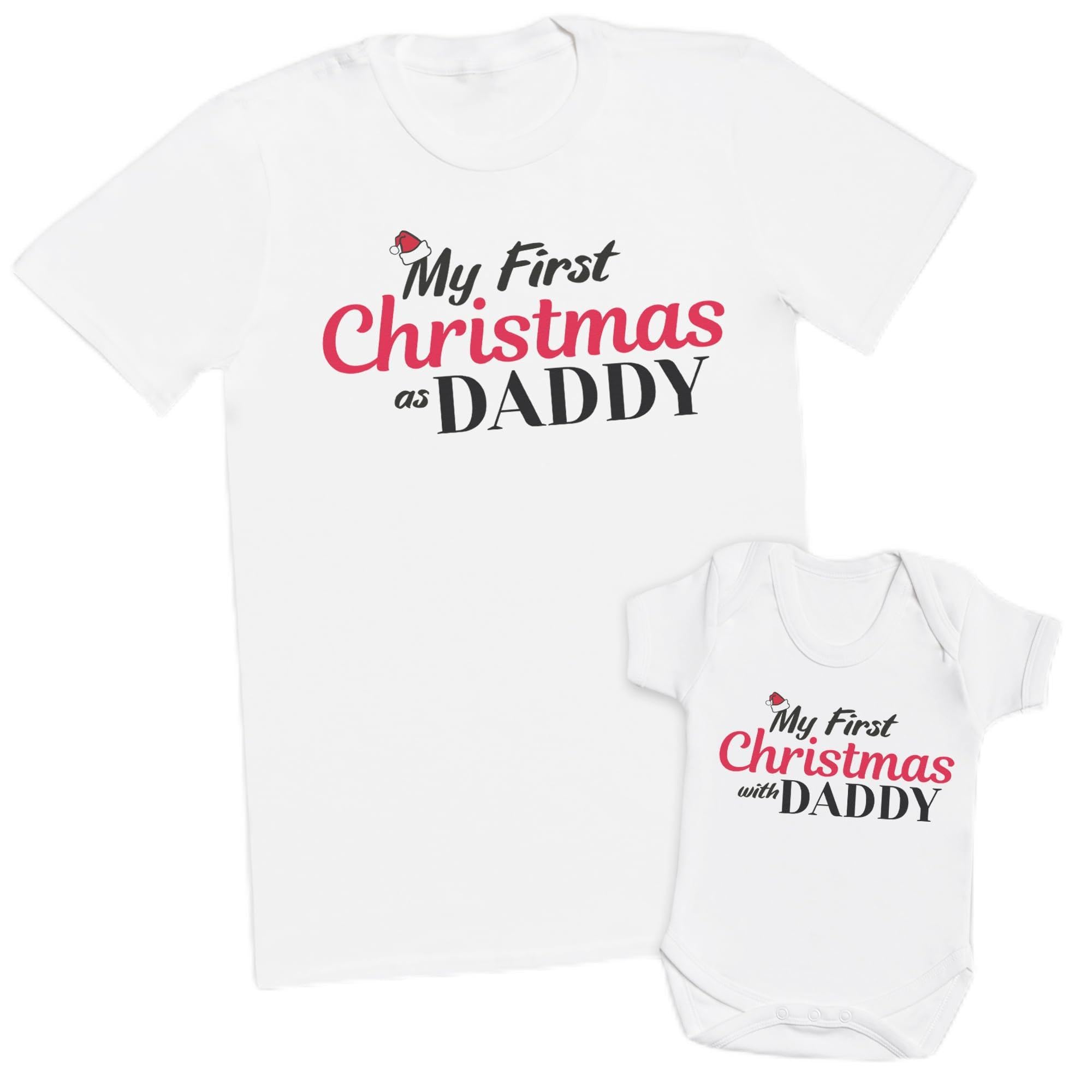 The Gift Project My First Christmas As Daddy - Dad Set White