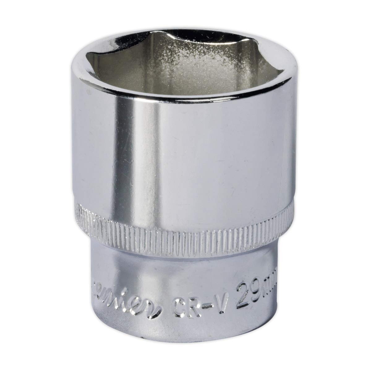 Sealey SP1229 Premier Fully Polished Socket 1/2""Sq Drive 29mm