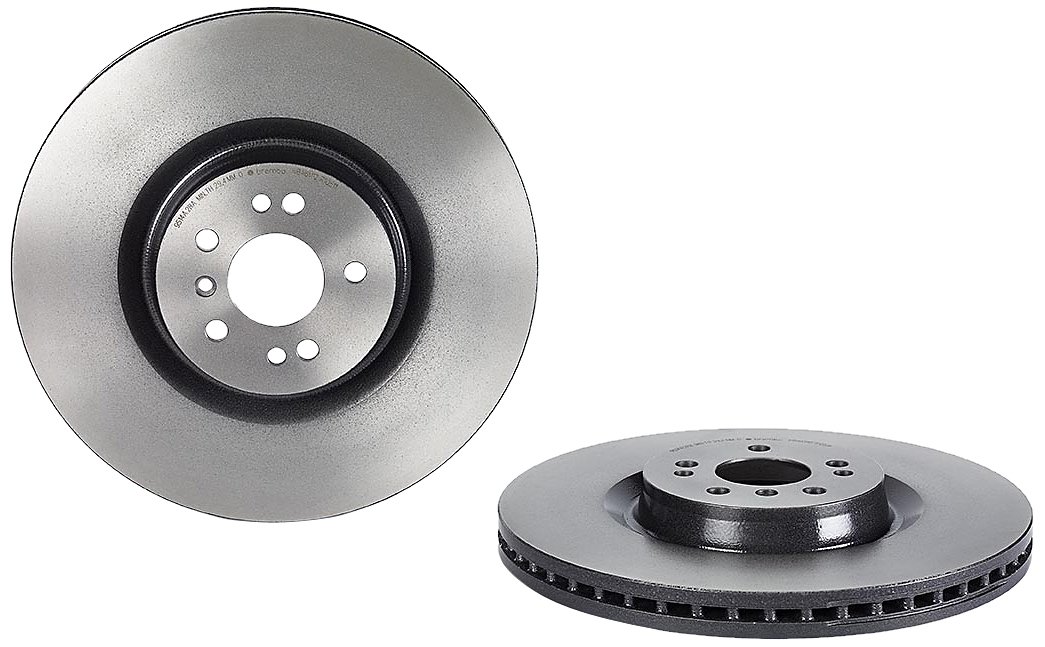 Amazon.com: Brembo 09.R105.11 UV Coated vented Front Brake Rotor  
