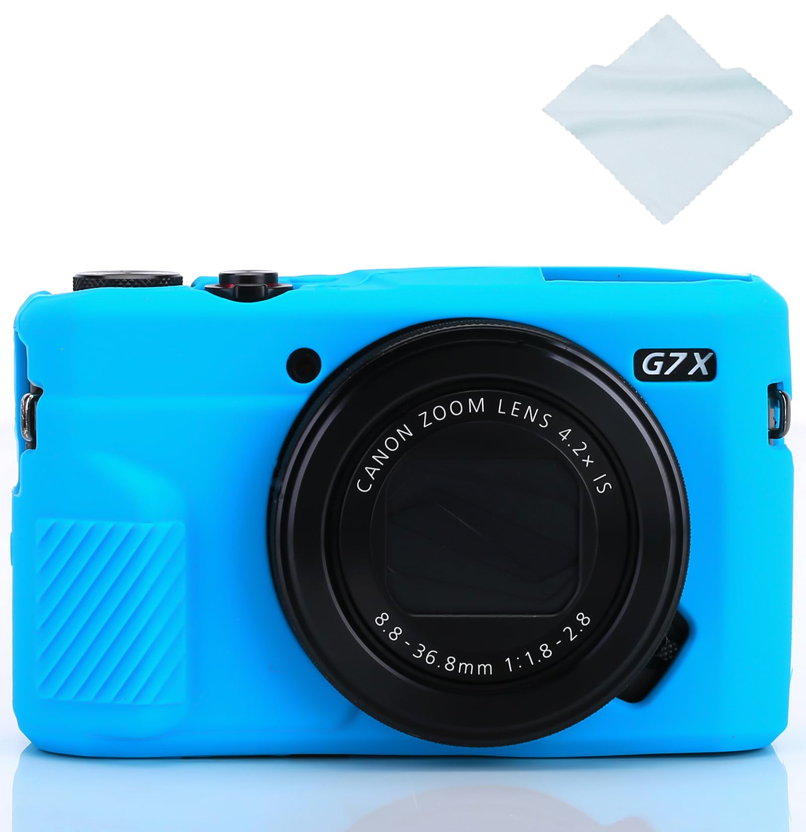 Kikumi G7X II Camerabeschermhoes – Zacht Siliconen, Lichtgewicht, Valbestendig, Speciaal Voor Canon G7X Mark II