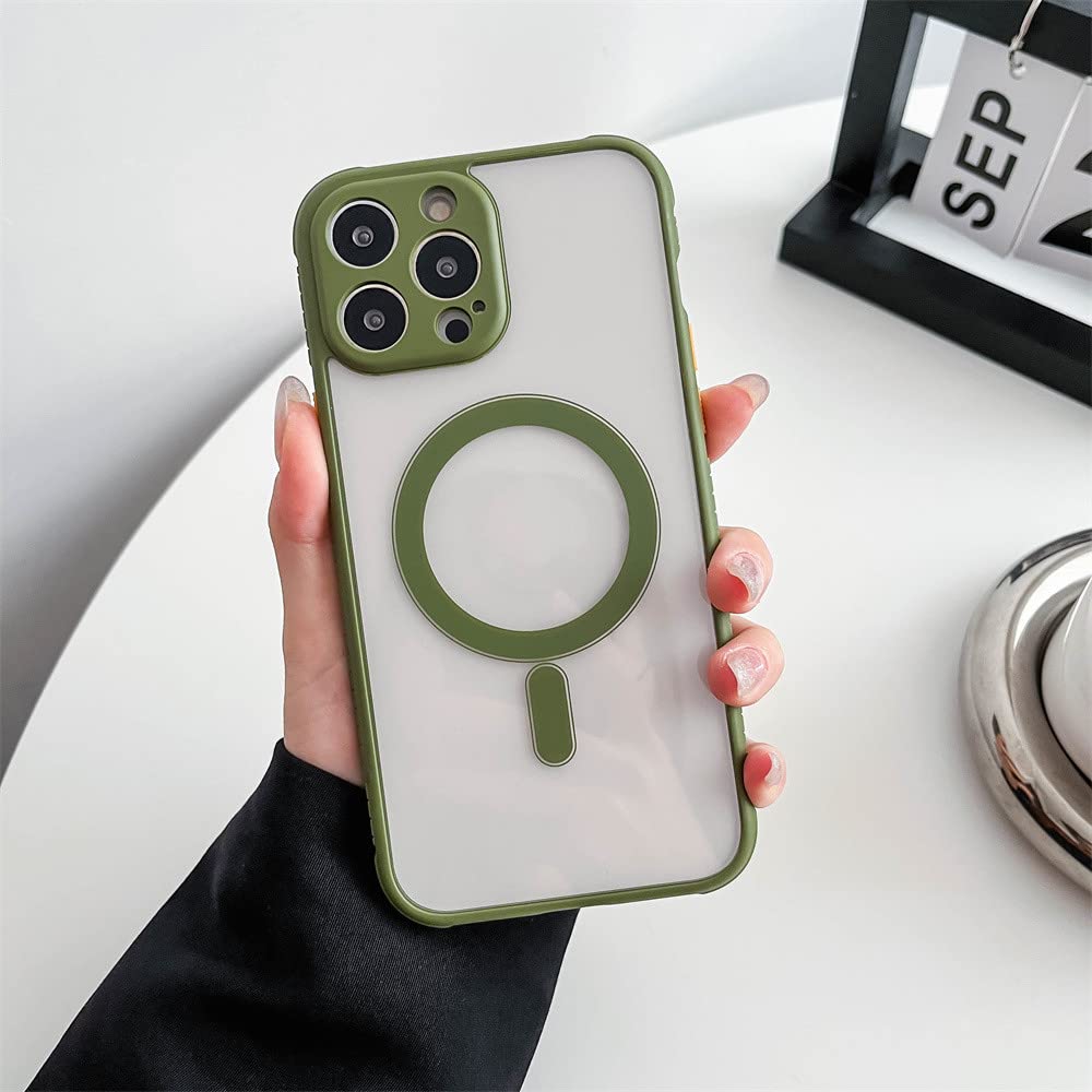 Coque transparente pour iPhone 14 Pro Max acrylique rigide compatible charge sans fil induction - 7