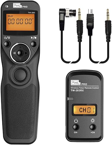 Liberación remota del obturador compatible con Nikon, temporizador de liberación de obturador inalámbrico, control remoto, Pixel TW-283 DC0DC2