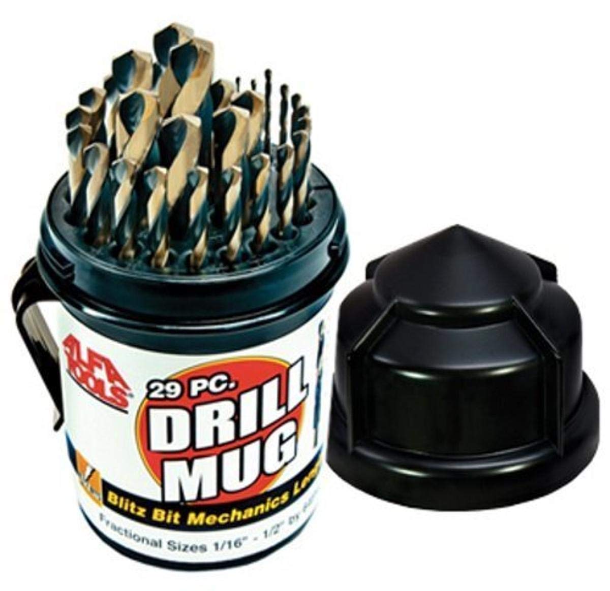 Alfa Tools BBML74290DM 29pc Blitz Bit mechanic's.length Drill Mug