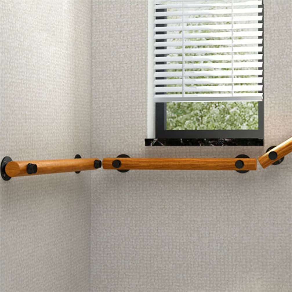 Poręcz schodowa ze wspornikami do drewnianych poręczy naściennych na poddaszu dla osób starszych poręczy balansowych Ultra Grip (rozmiar: 20 stóp/600 cm)