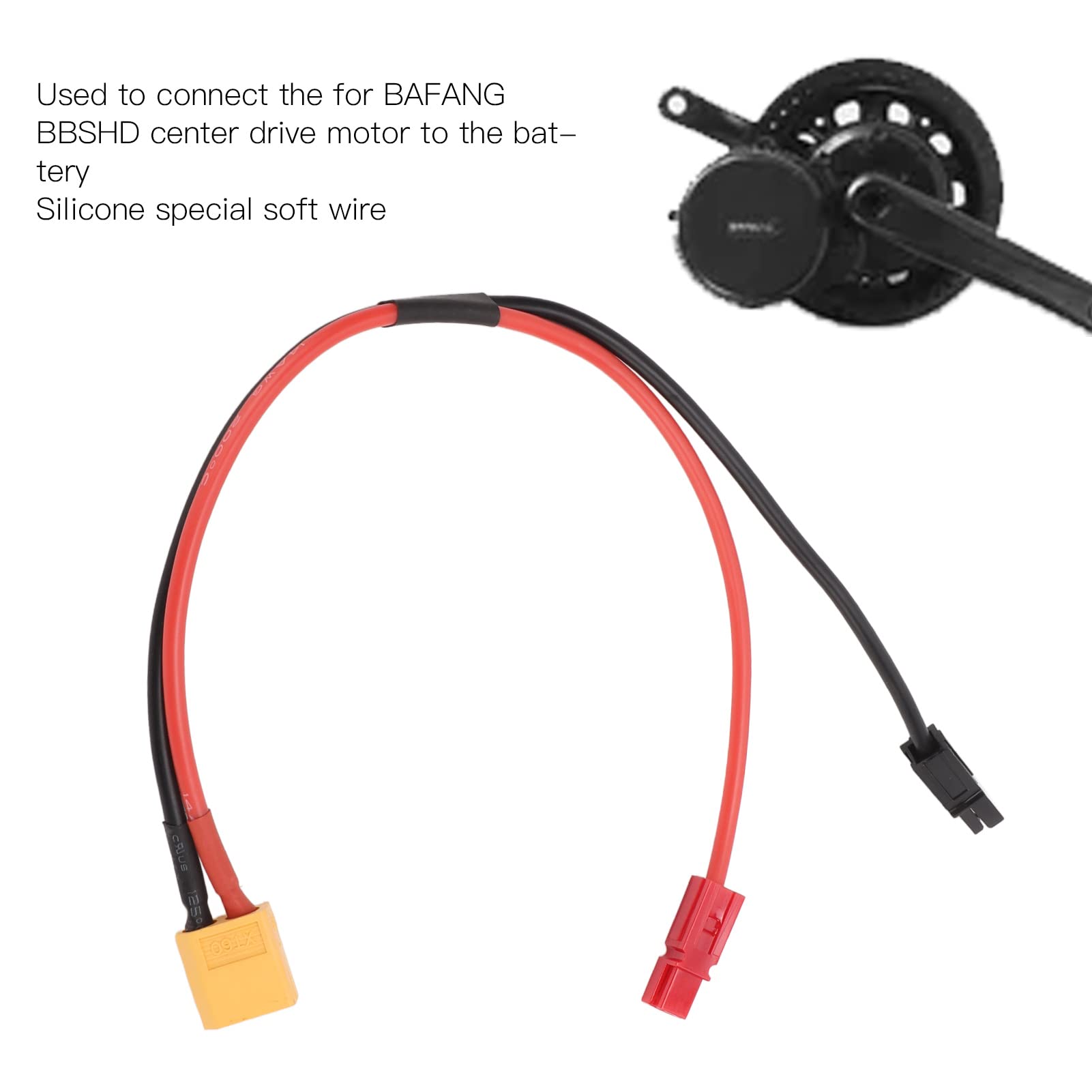RiToEasysports Connettore XT60 In Rame E Silicone: Adattatore Per Motore Centrale A Batteria Anderson