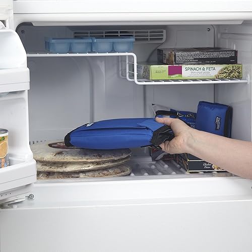 Miniatura 4 de FlexiFreeze Enfriador de latas re-congelable para 12 latas (azul real)