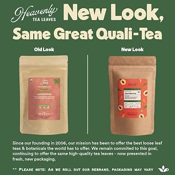 Heavenly Tea Leaves Organic Black Lavender, Bulk Loose Leaf Black Tea, 1 Lb. (Approx. 200 Cups) - Naturally Caffeinated, Great Coffee Substitute