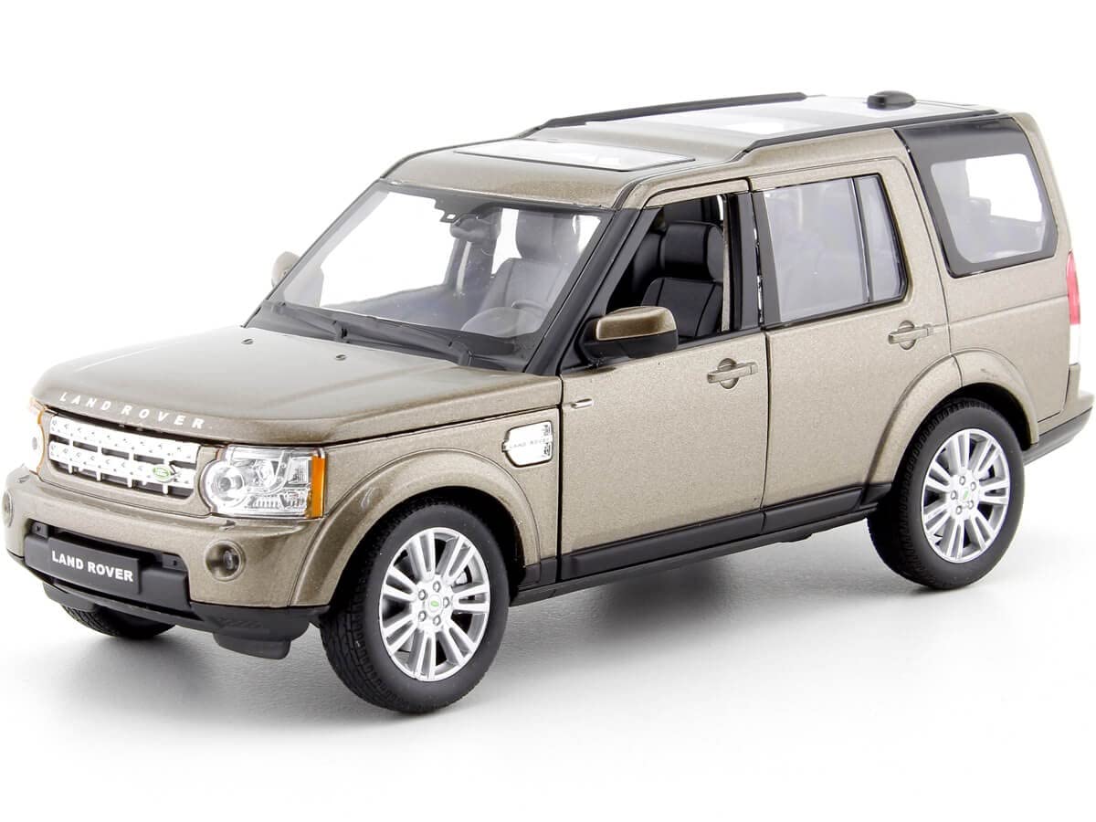 Land Rover Discovery 4 Metallic Brown Model Car Ready Model Welly 1:24