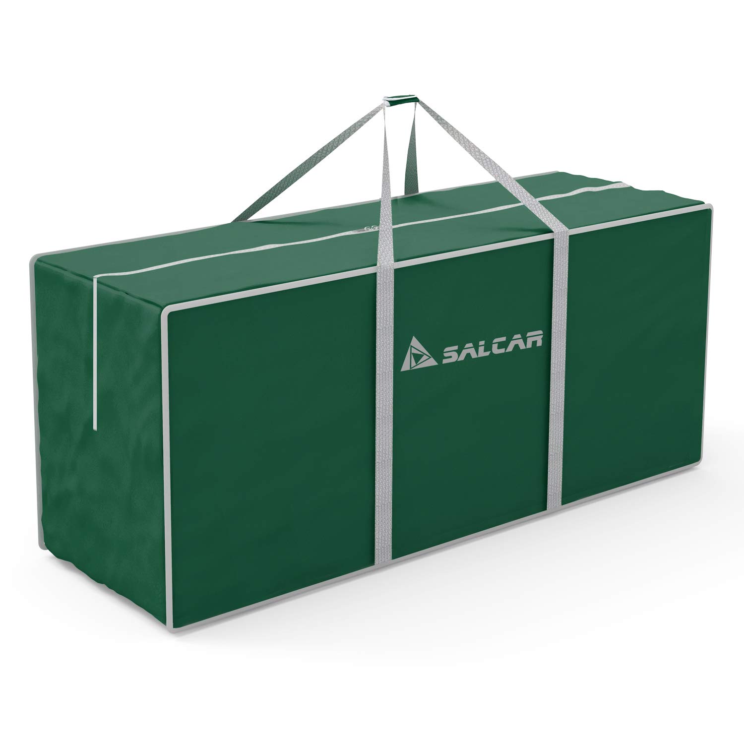 SALCAR Borsa contenitiva Oxford 600D, resistente, anti-lacera, impermeabile, con cerniera e maniglie, per materassi, cuscini, coperte, piumini, verde