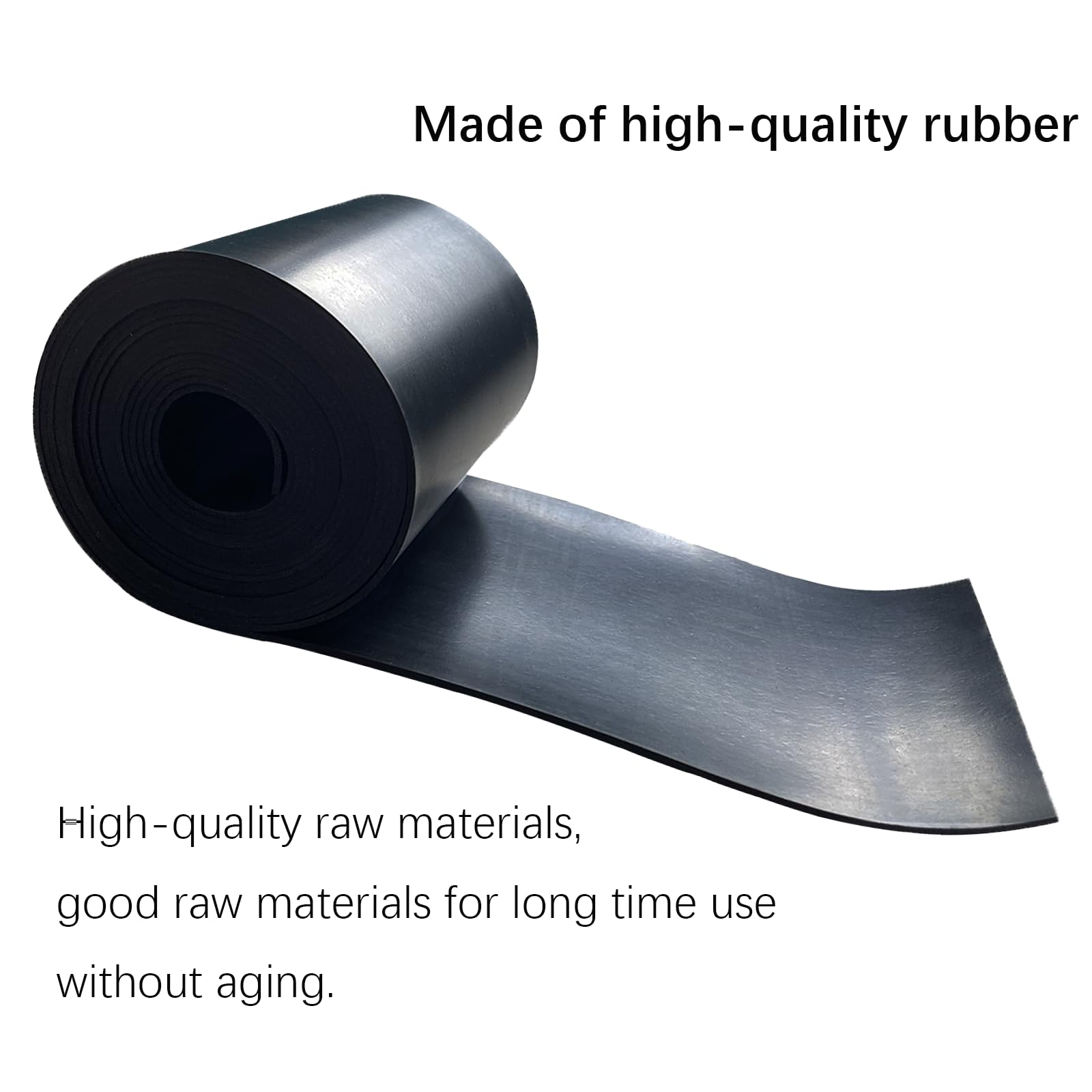 Solid Rubber Strip Roll 1/16 (.062)" Thick X 4" Wide X 10'Long