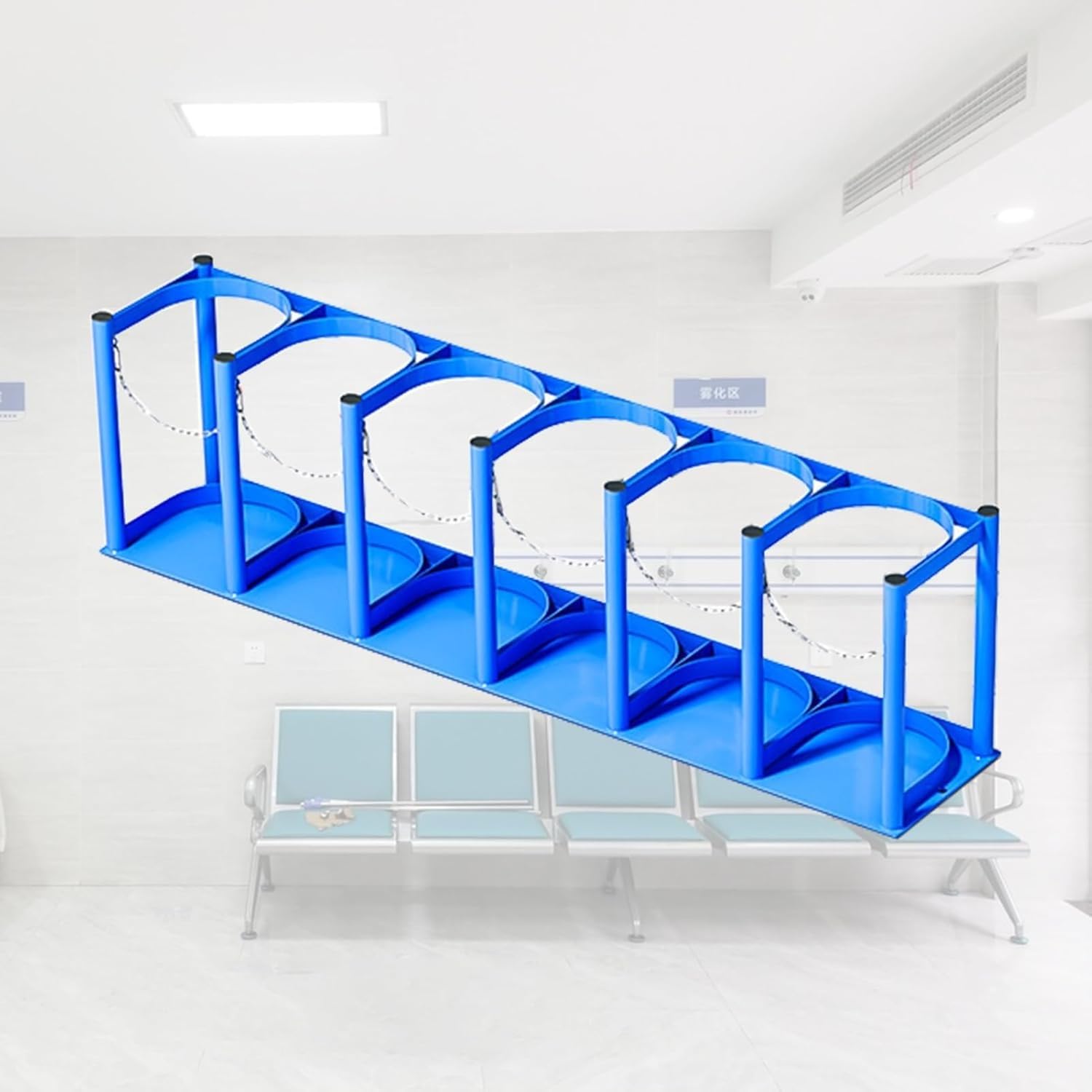WQPMNYG Oxygen Cylinder Rack for Secure Storage and Organization in Medical and Home Settings