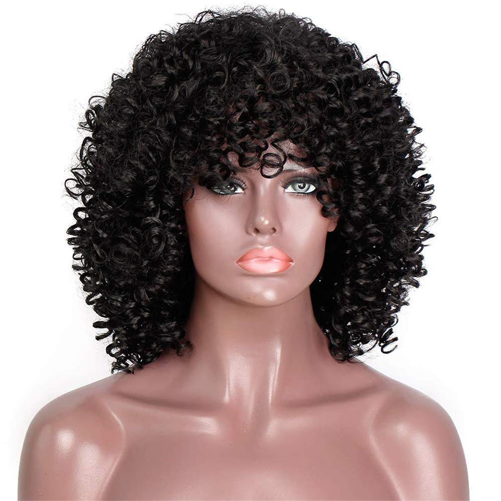 Perruque afro courte bouclée idéale pour sublimer le style des femmes actives