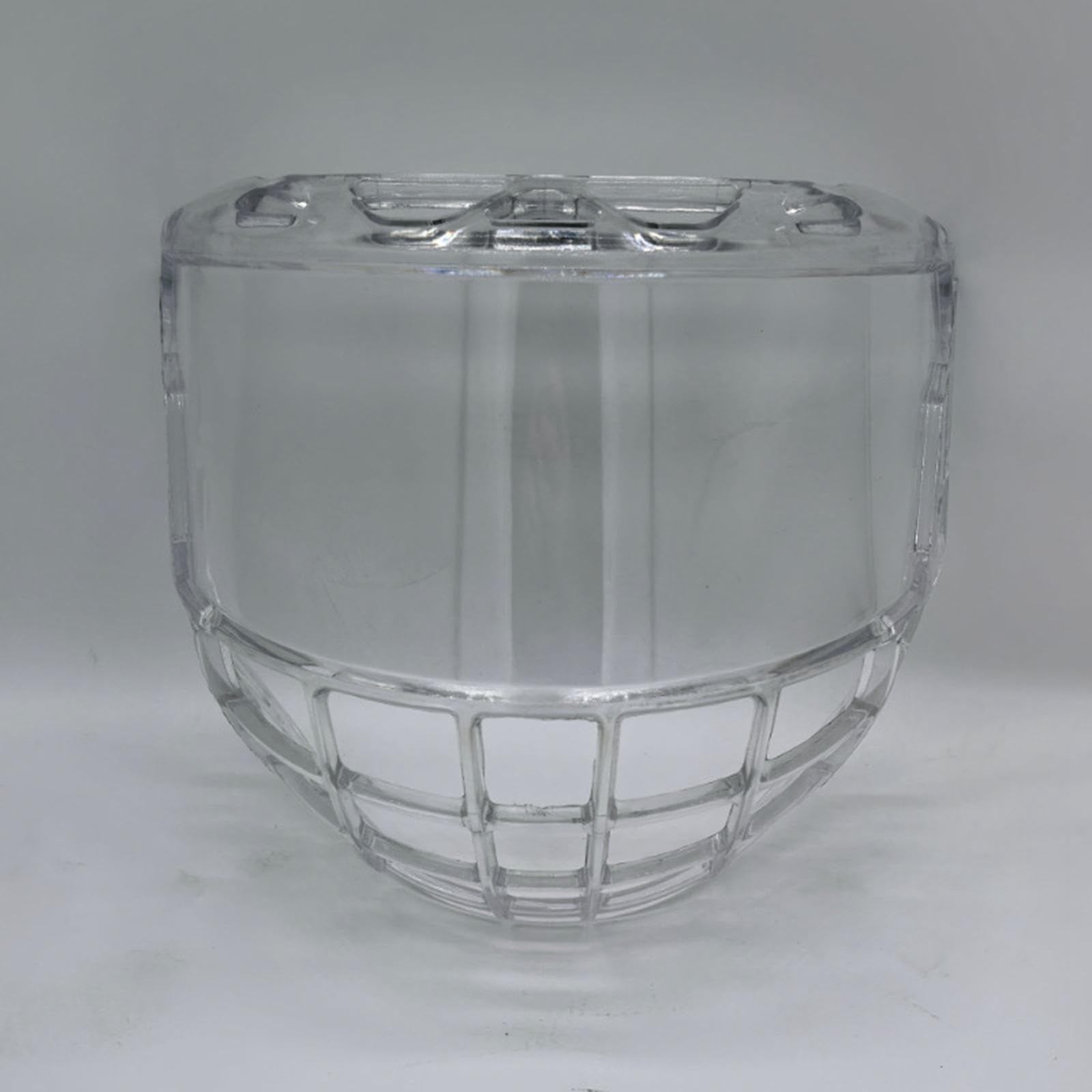 Casco da Hockey su Ghiaccio con Visiera Integrale Antiappannamento, Resistente, AntiGraffio, di, Professionale, Facile da Installare.