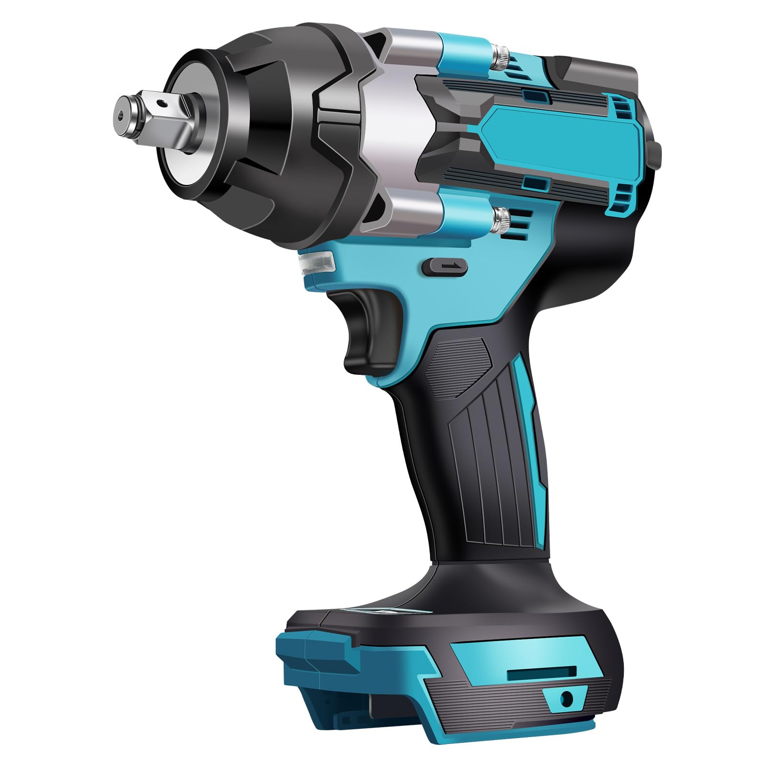Llave de impacto con batería de 700 N.m, 18 V, atornillador de impacto con batería, 1/2 pulgadas, llave de impacto sin escobillas para Makita BL1830, BL1830B, BL1840, BL1840B, BL1850, BL1850B