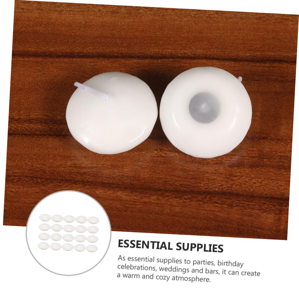 100piezas Velas Flotantes Esféricas Para Bodas Velas Decorativas Ornamentales Para Fiestas Flotantes Para Agua Para Decoración De Mesa