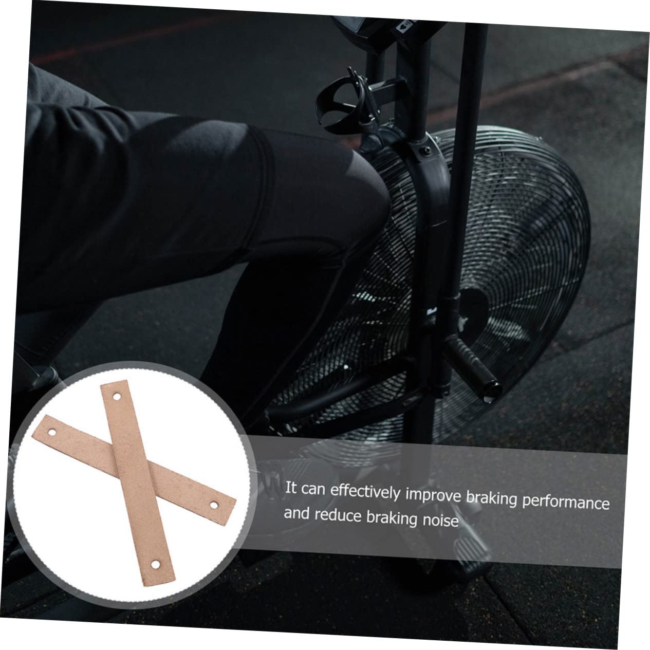 Alipis Pastiglie per Freni Bici Fitness Blocco per Bici da Spinning Facile Installazione Resistente E Silenzioso