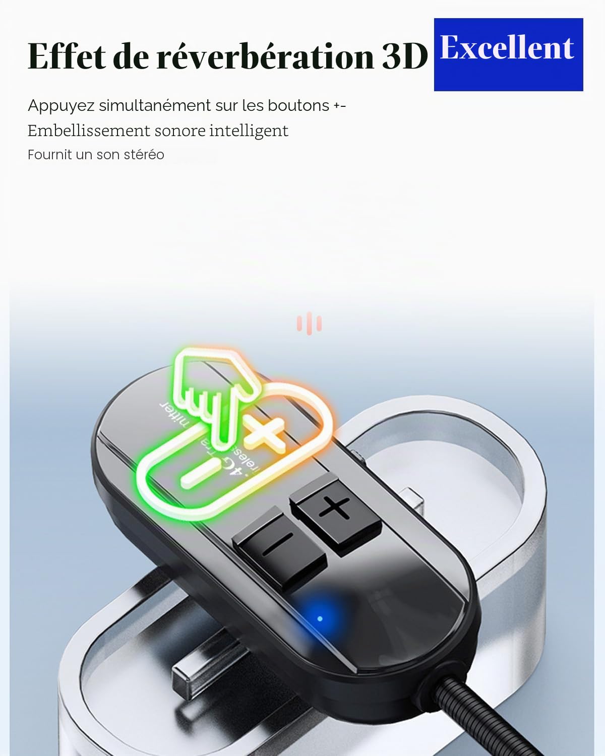 Microphone 2.4G Sans Fil, Casque pour Guide Touristique/Enseignement Discours, Transmission Sans Fil jusqu'à 50m