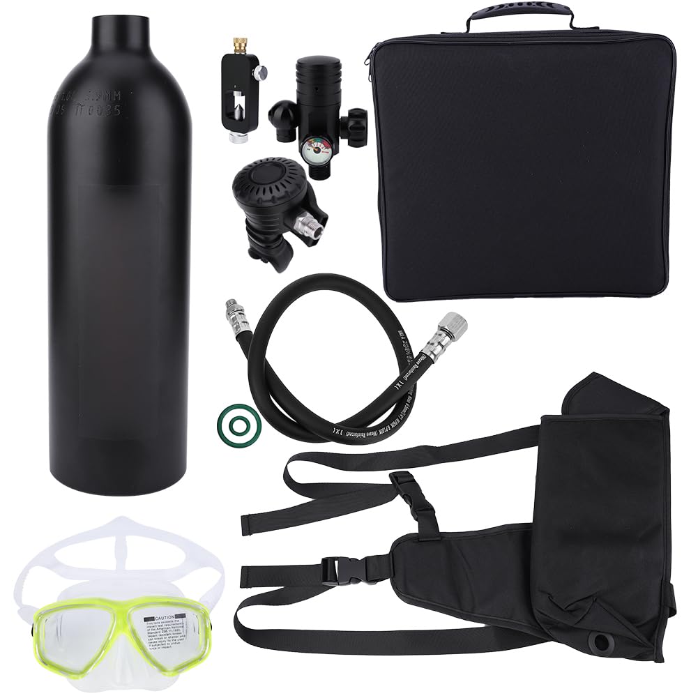Bombola di Ossigeno per Immersione S400 con Bombola in Alluminio 6061 da 1 Litro