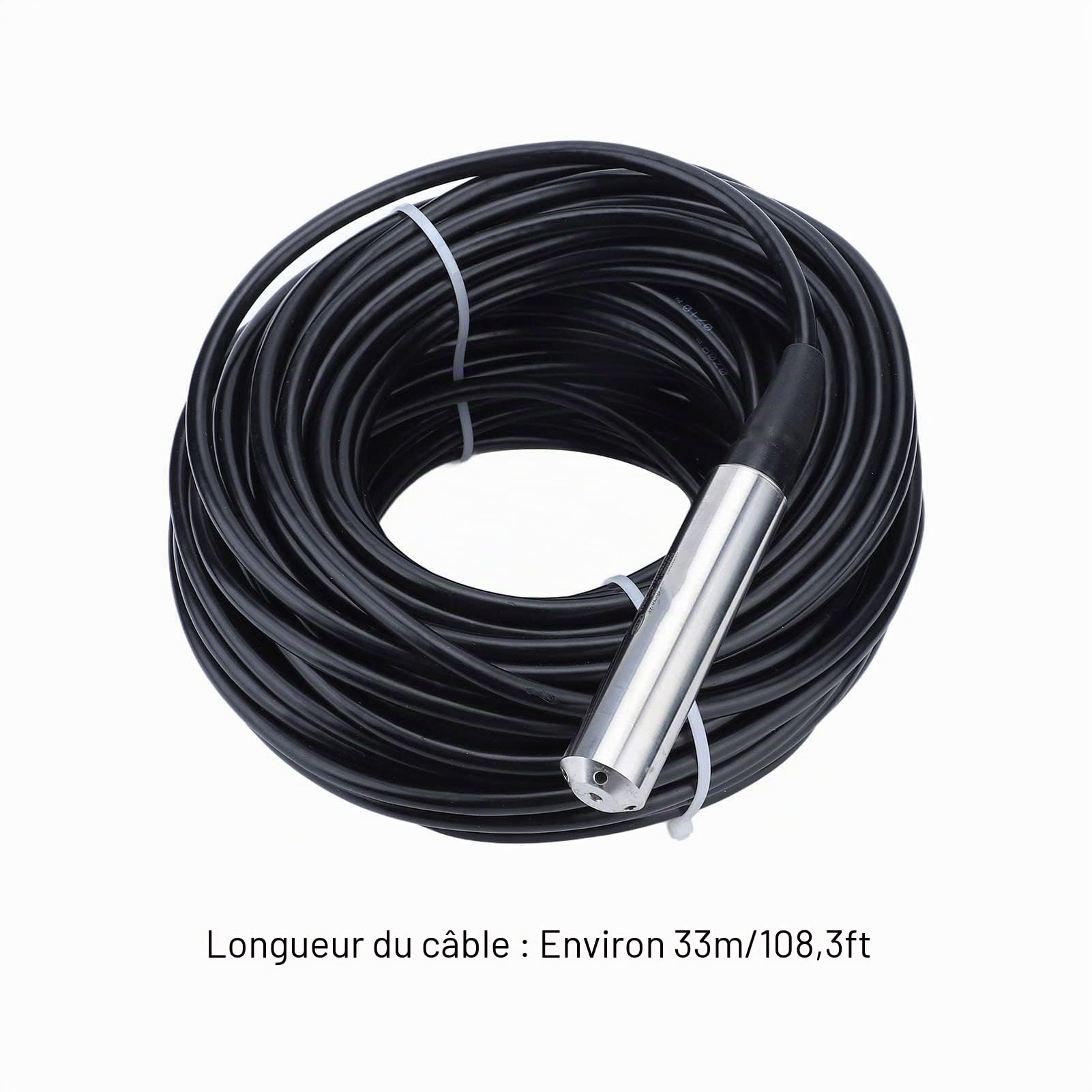 Capteur de Niveau de Liquide avec Plage de Câble de et Échelle de 0-5M, Émetteur 4-20Ma, Composant Électronique pour Liquides