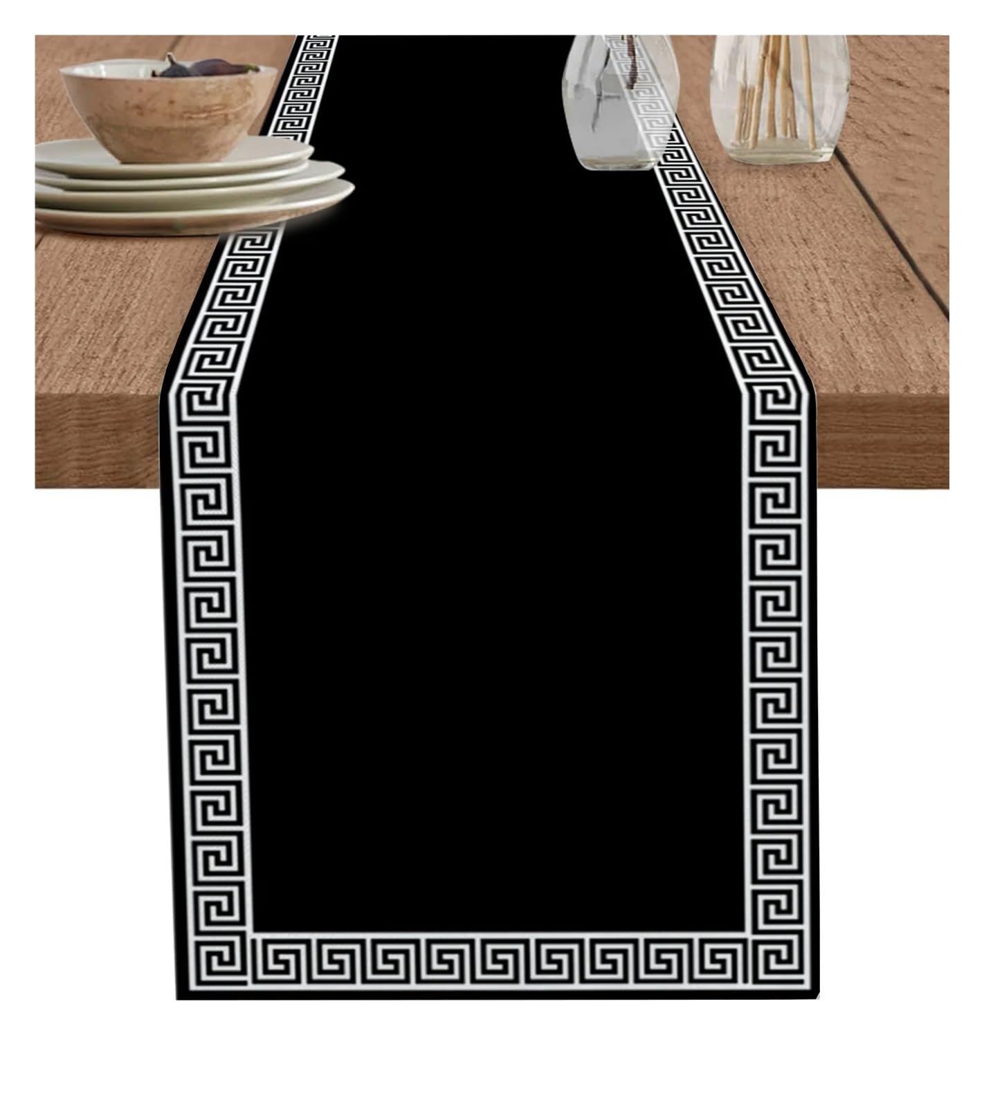 Table Runner Table Runner Simple Pattern Decoration Home Decor Dinner(WXF06614,33 x 274cm)