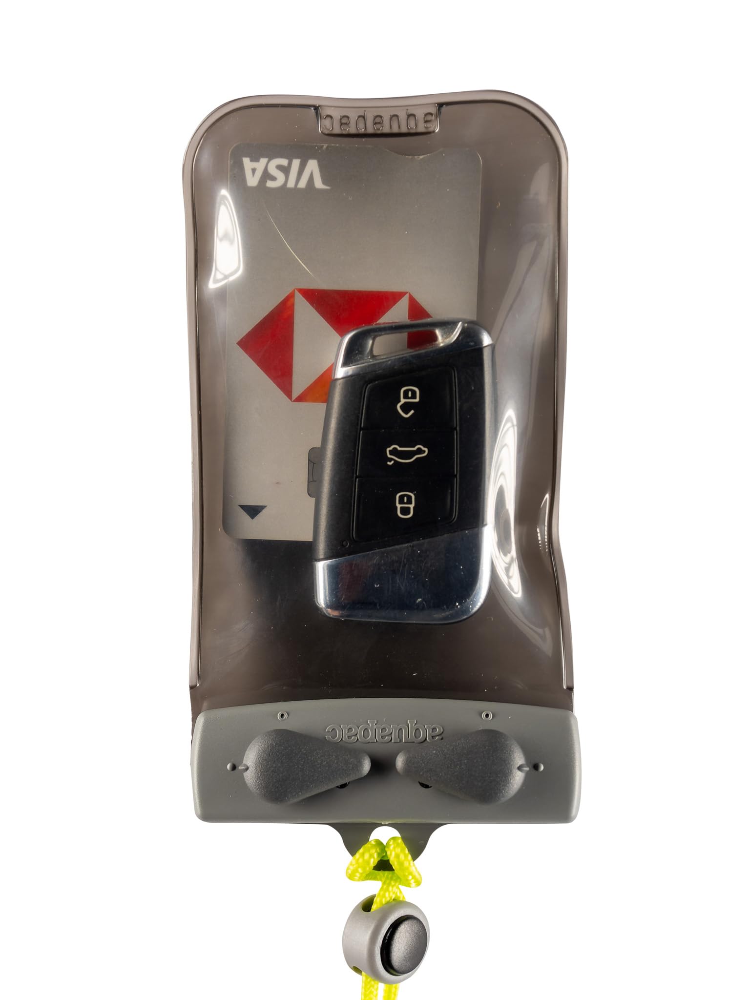 Aquapac Keymaster Waterproof Car Key Pouch - Clear Plastic Carrier Pouch for Swimming, Surfing or Kayaking - Universal Waterproof Card Case