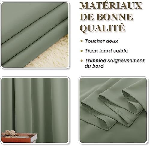 Miniatura 7 de PONY DANCE Cenefa de ventana verde salvia, cenefa de ventana para cocina, cortina con ojales para decoración del hogar, cenefa ajustable de globo,